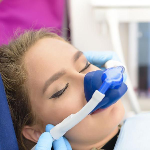 Dental sedation patient